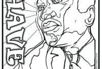 louis armstrong coloring page