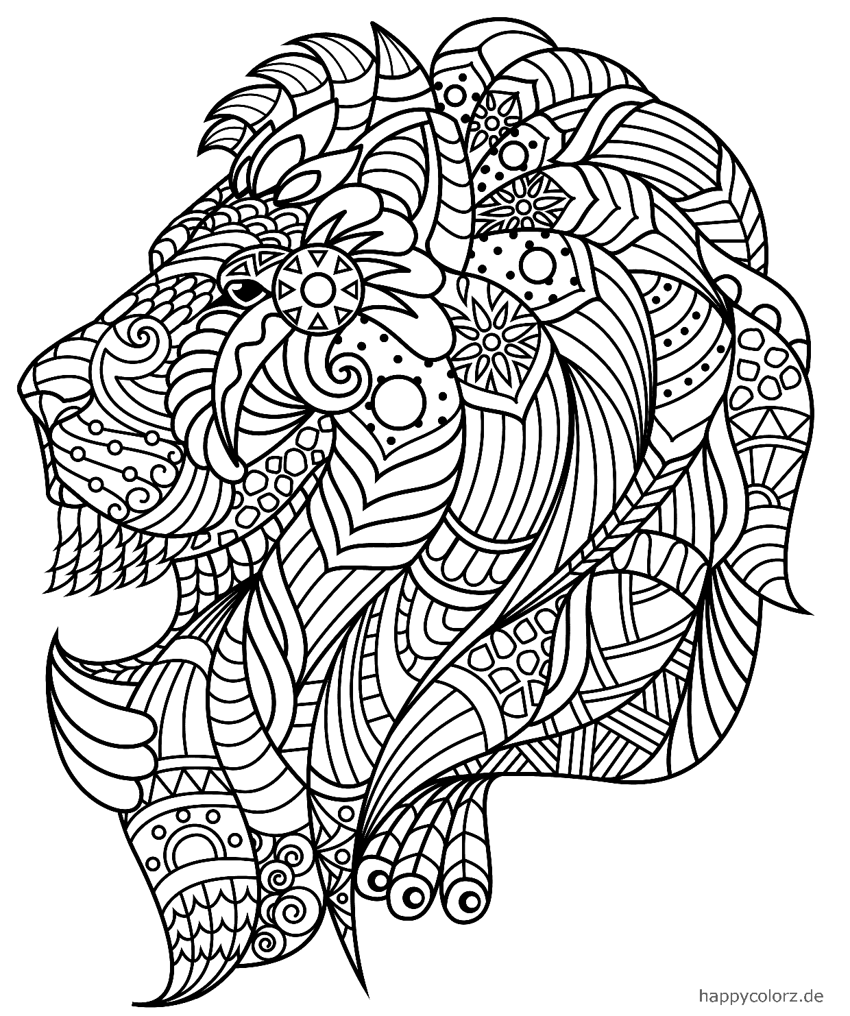 tiere mandala zum ausmalen