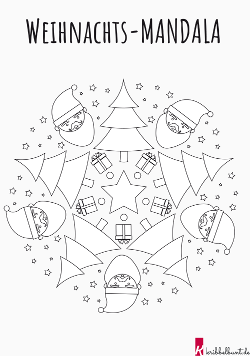 mandala weihnachten zum ausdrucken pdf