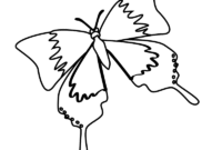 spring butterfly coloring pages