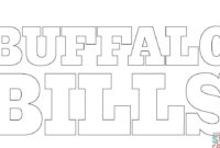 buffalo bills logo coloring page