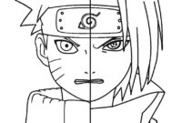 among us naruto coloring pages