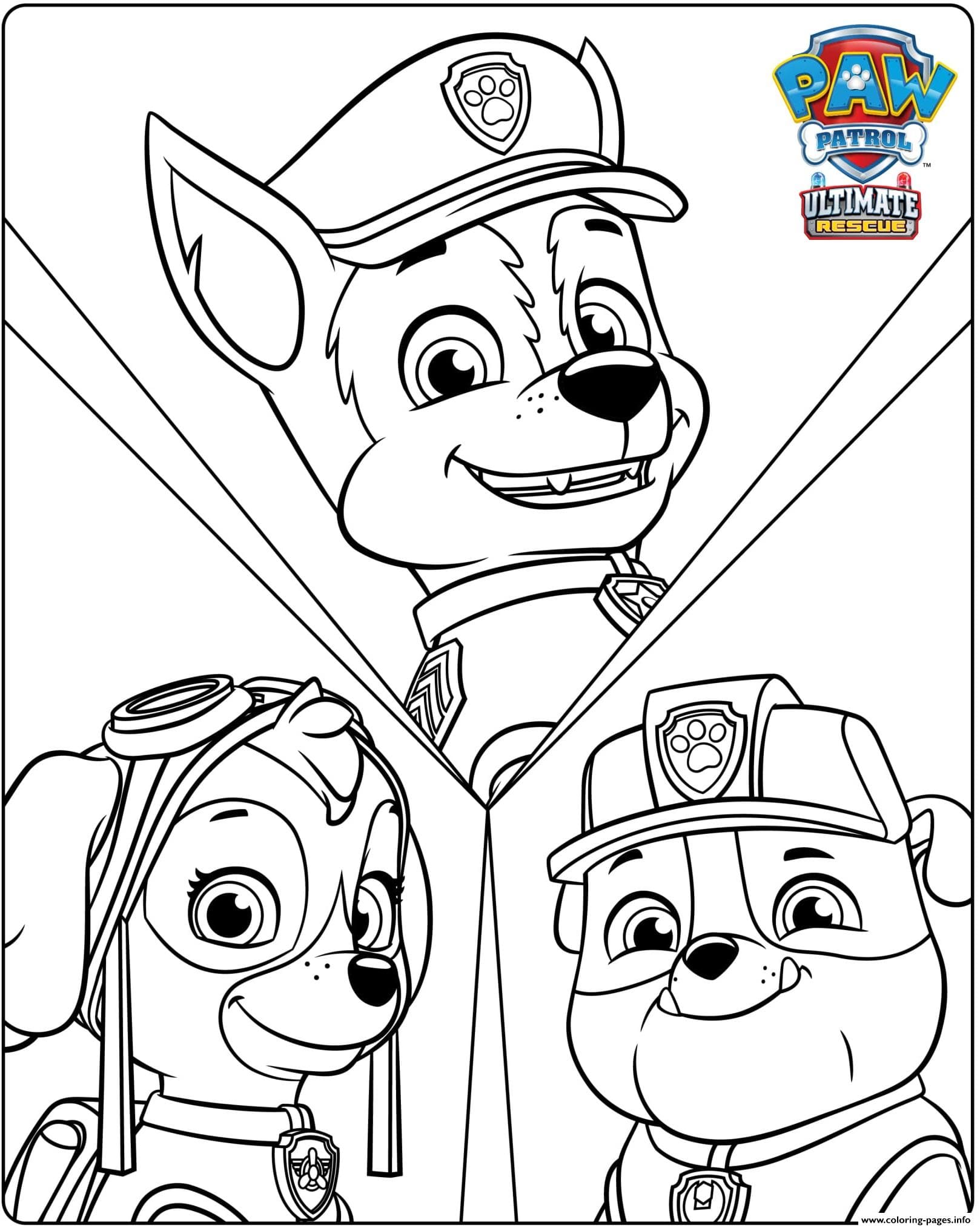 PAW Patrol Ausmalbilder. 100 Malvorlagen Zum Ausdrucken