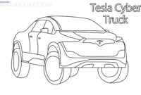 tesla coloring pages