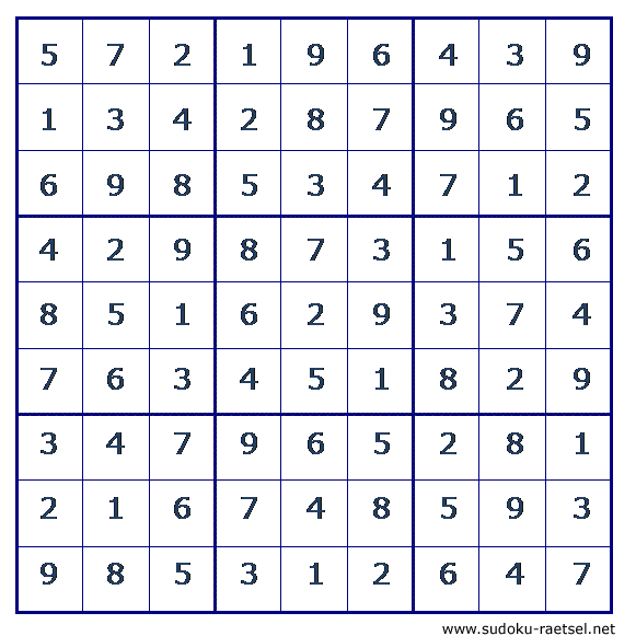 sehr schwere sudoku