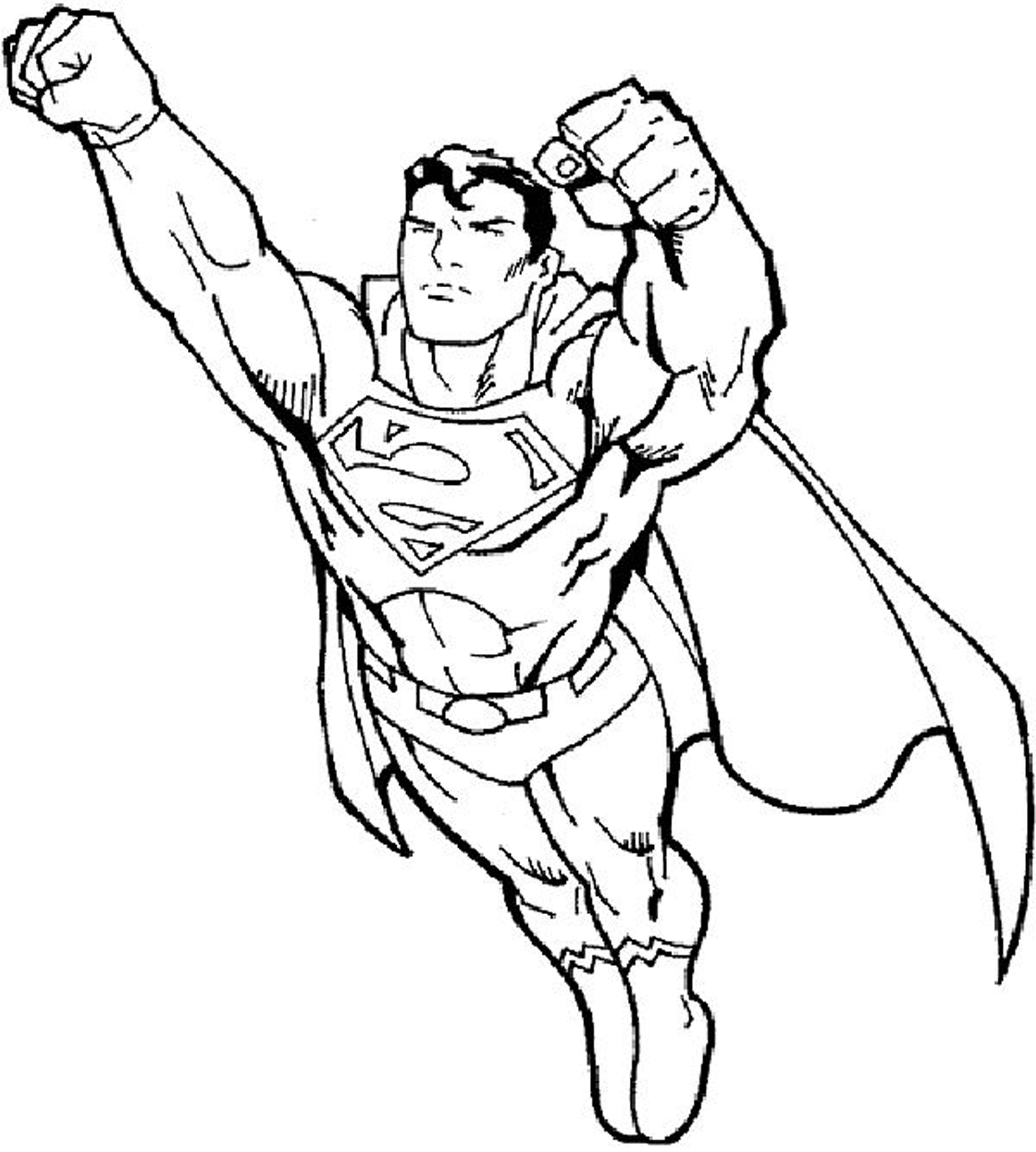 superman ausmalbilder zum ausdrucken #coloriage | Desenhos de super