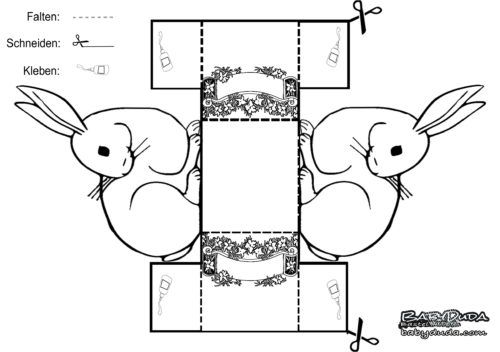 osterkörbchen basteln vorlagen zum ausdrucken kostenlos