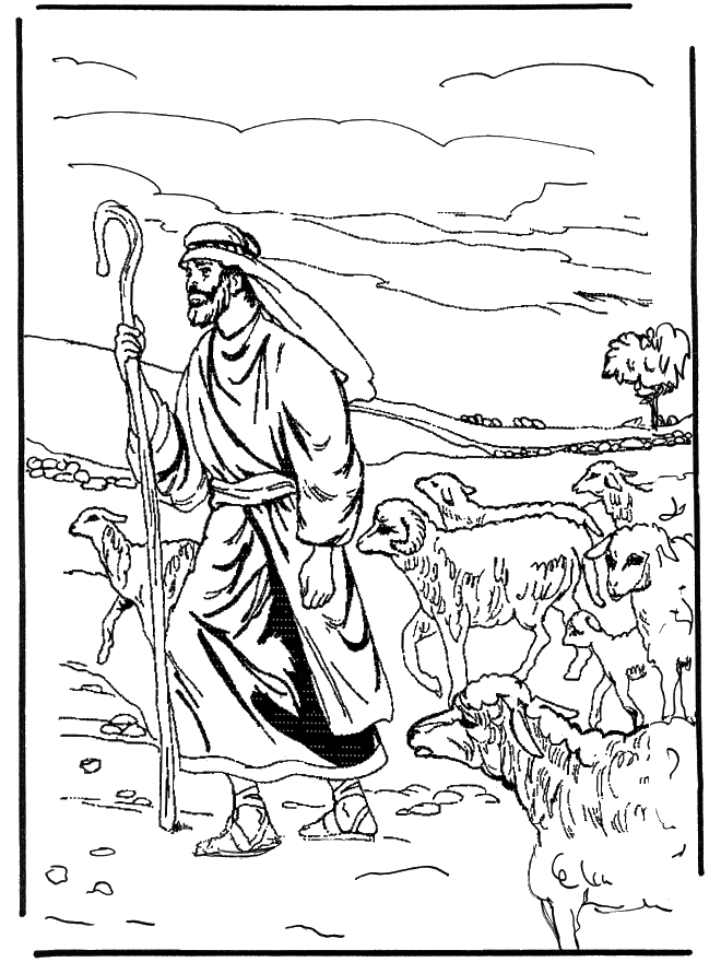 Jesus Good Shepherd Colouring Pages (page 3) - Coloring Home