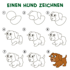 vorlage hund zeichnen