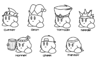 coloring pages kirby