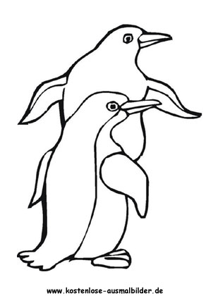 malvorlagen pinguine