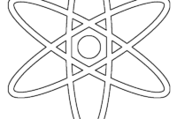 atom coloring page