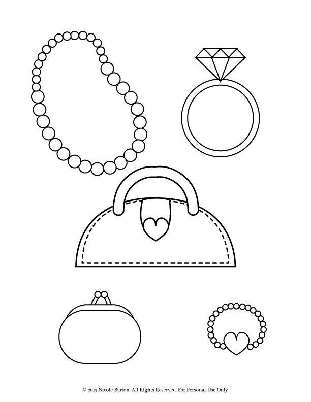 bracelet coloring page