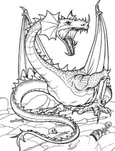 dragon ausmalbilder