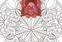 thanksgiving mandala coloring pages