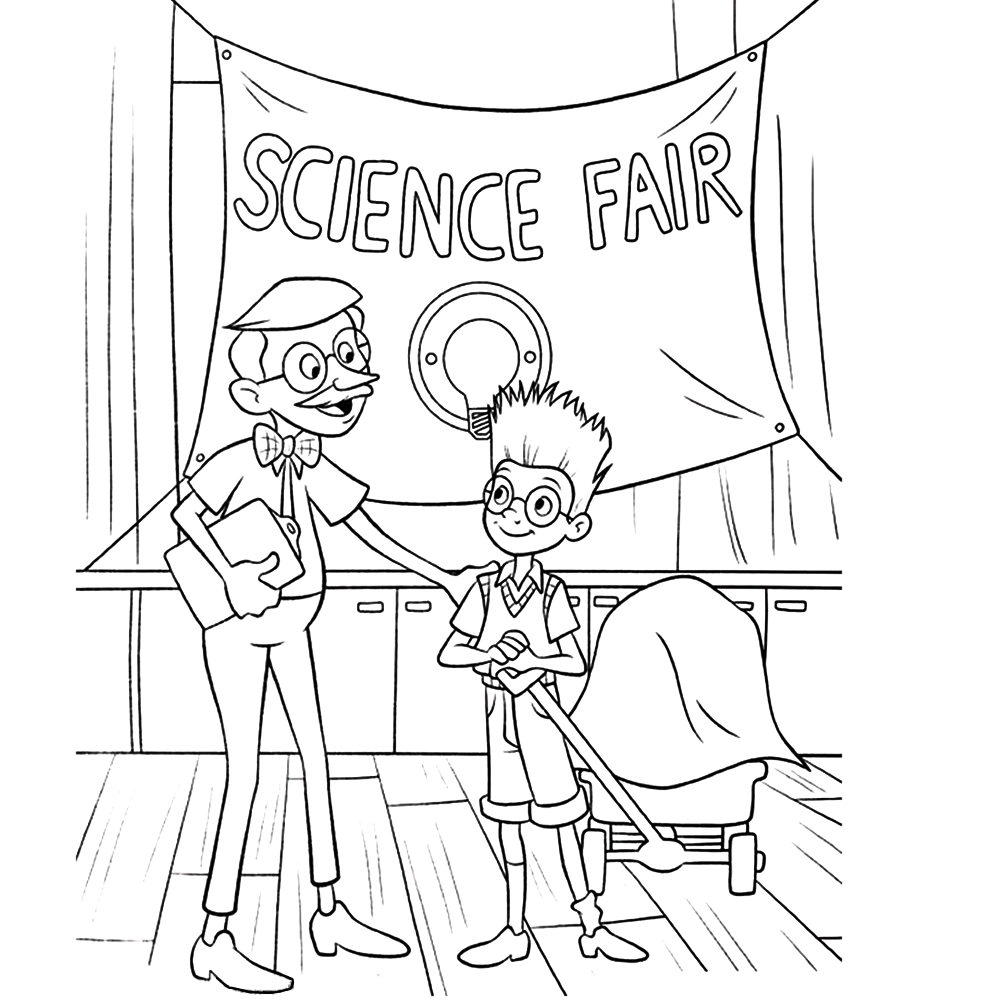 meet the robinsons coloring pages