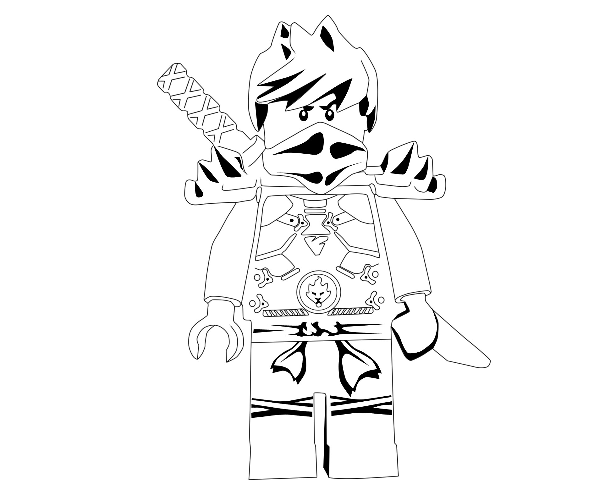 Ninjago Kai Coloring Pages At Free Printable | Images and Photos finder