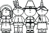 easy pilgrim coloring pages