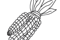 kitty corn coloring pages