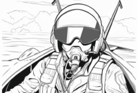 top gun maverick coloring pages