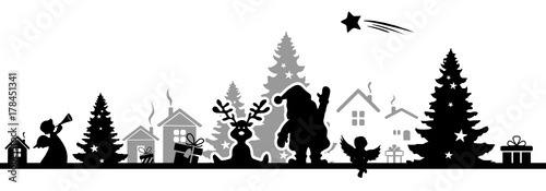 silhouette weihnachten kostenlos