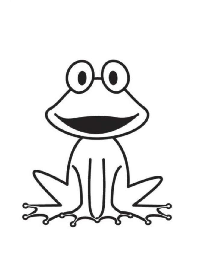 frosch malen kinder