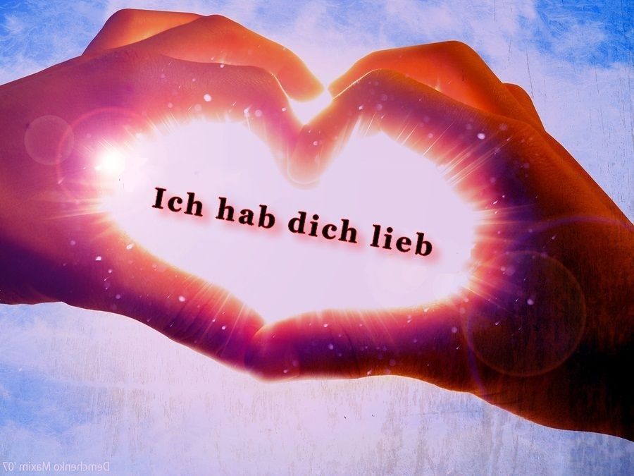 ich liebe dich bild