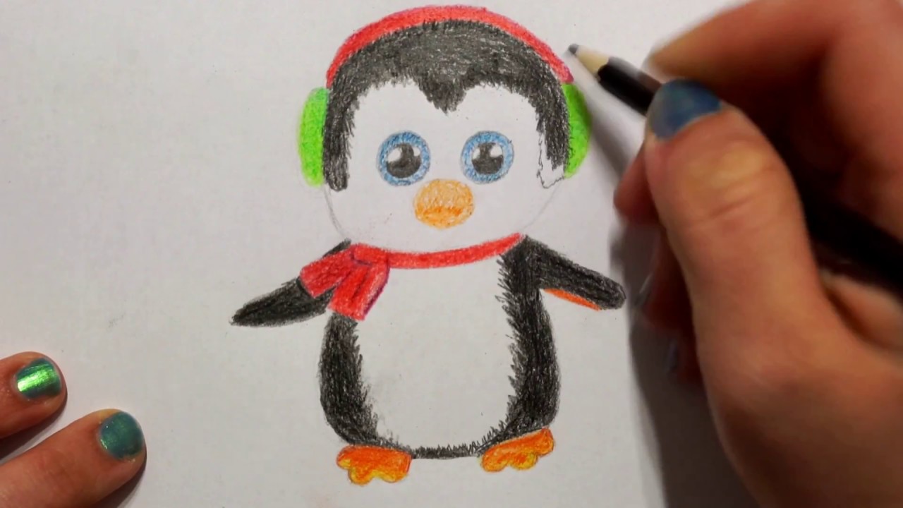 pinguin malen süß