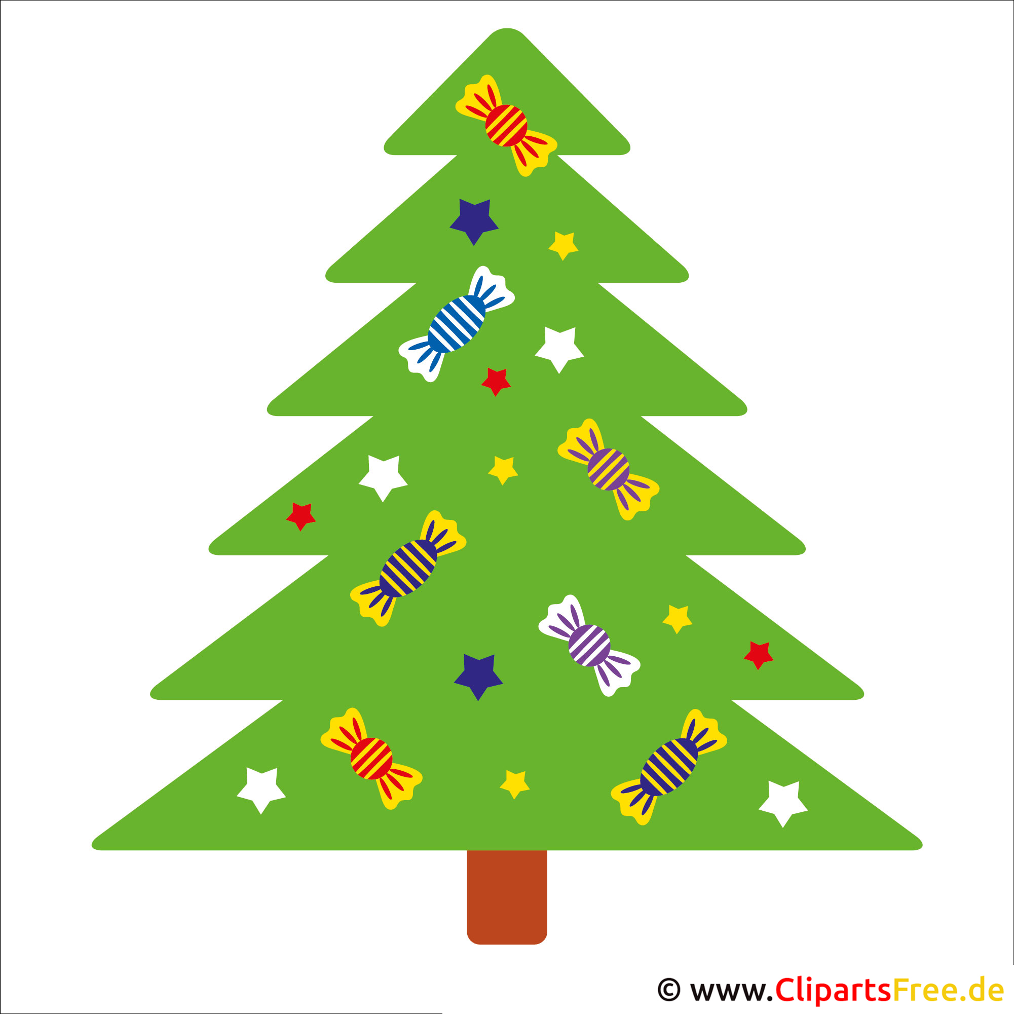 Weihnachtsbaum Clipart zu Weihnachten free