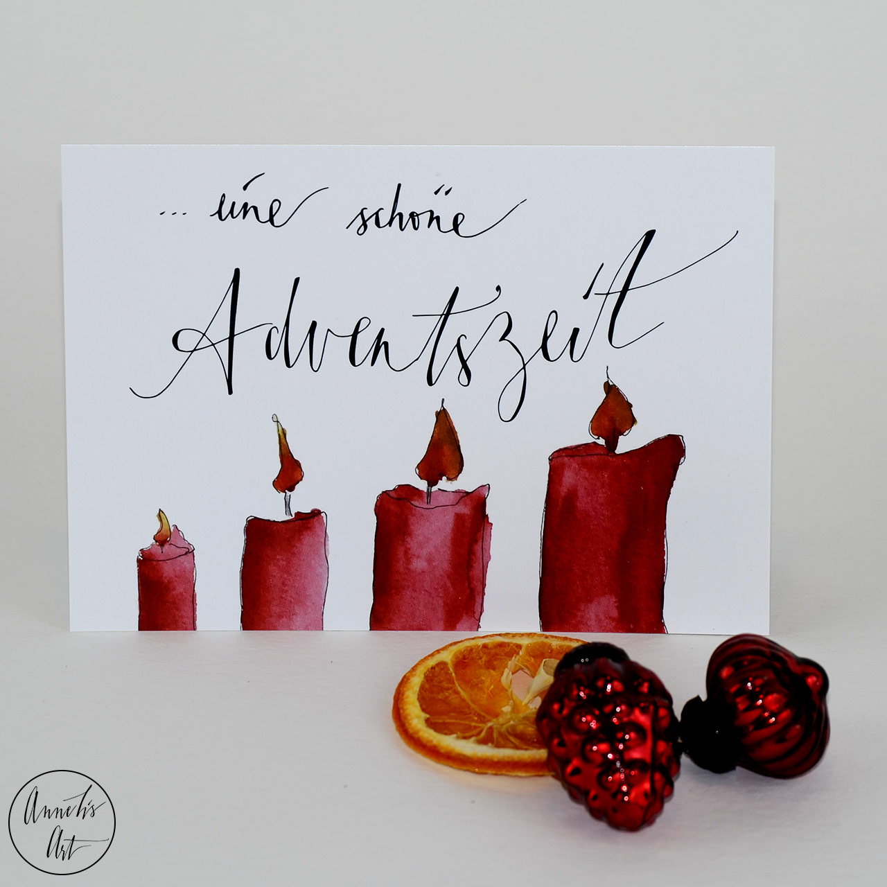 Postkarte | Weihnachtskarte | eine schöne Adventszeit