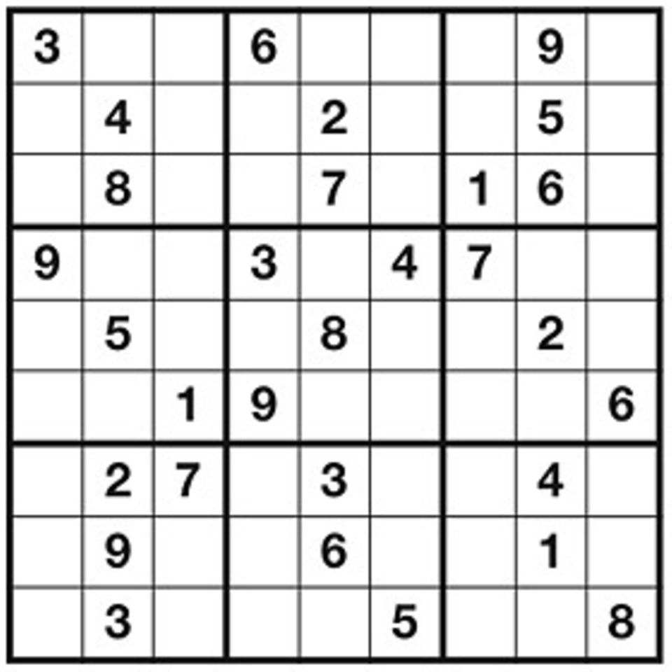 dominieren An Bord Analyse sudoku mit 6 zahlen zum ausdrucken Wolke