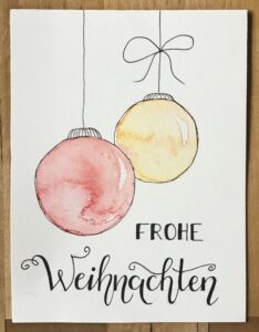 schöne weihnachtsbilder malen