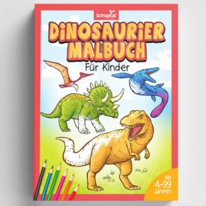 dinosaurier malbuch