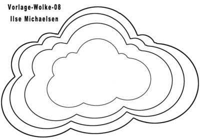 wolke zeichnen vorlage