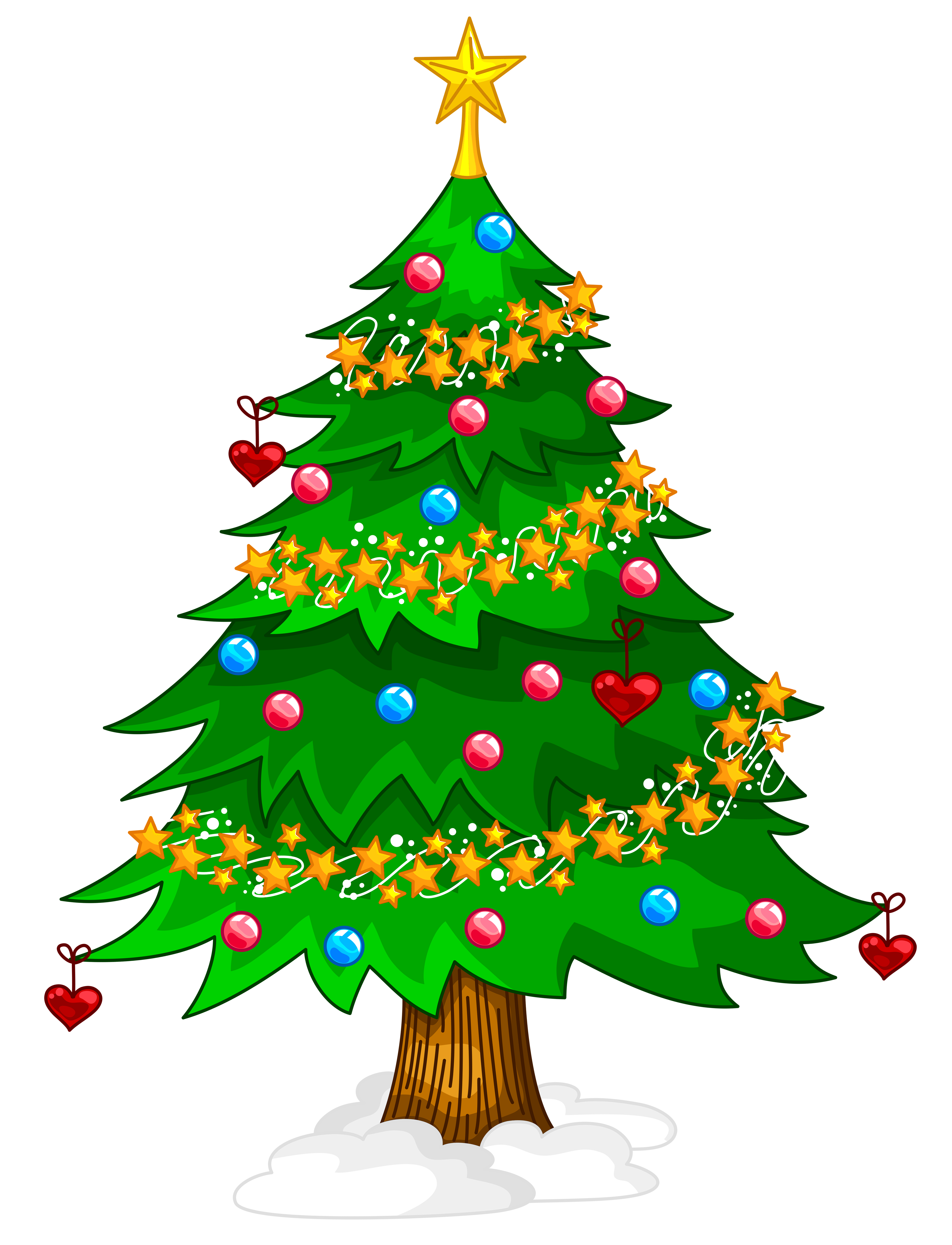 Artificial Christmas tree - Transparent Xmas Tree PNG Clipart png