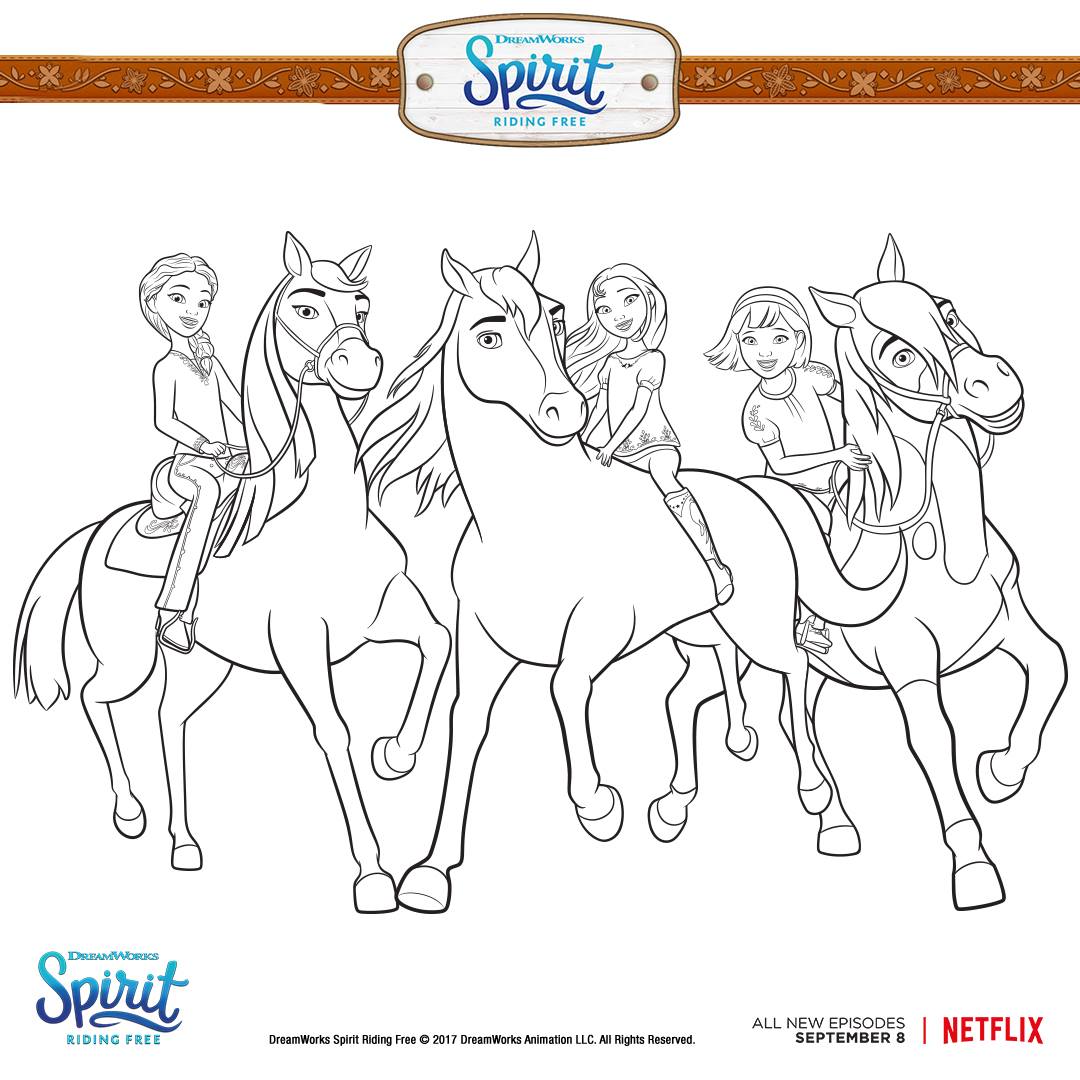 Spirit - Spirit Kids Coloring Pages