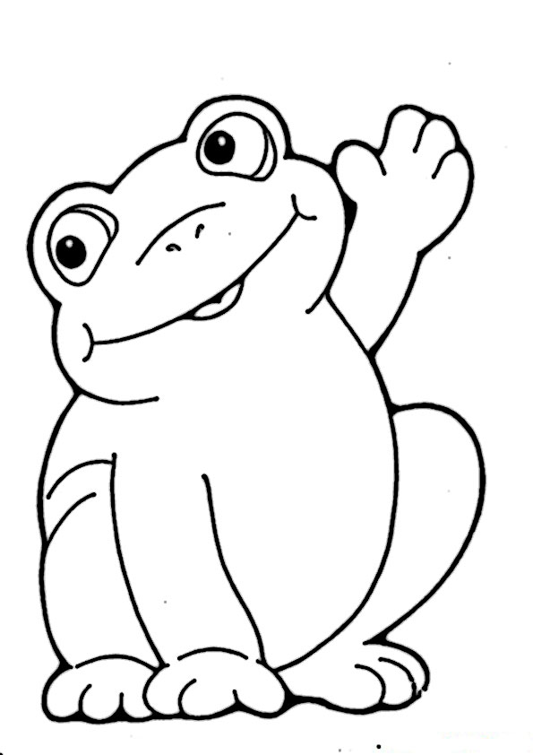 frosch ausmalbilder