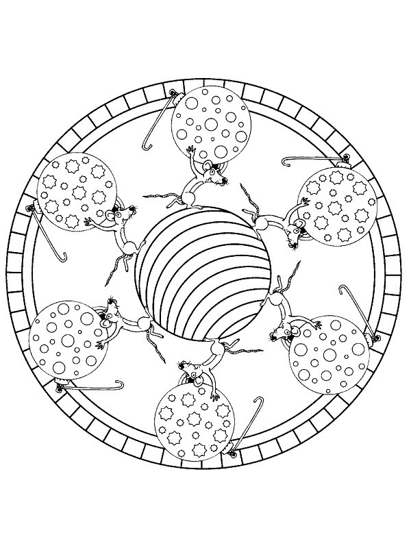 weihnachtliche mandalas erwachsene