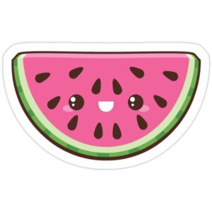 wassermelone kawaii