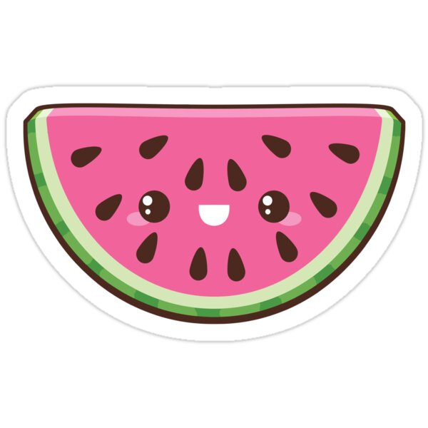 wassermelone kawaii