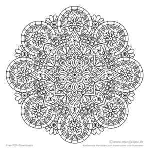 mandala zum ausmalen