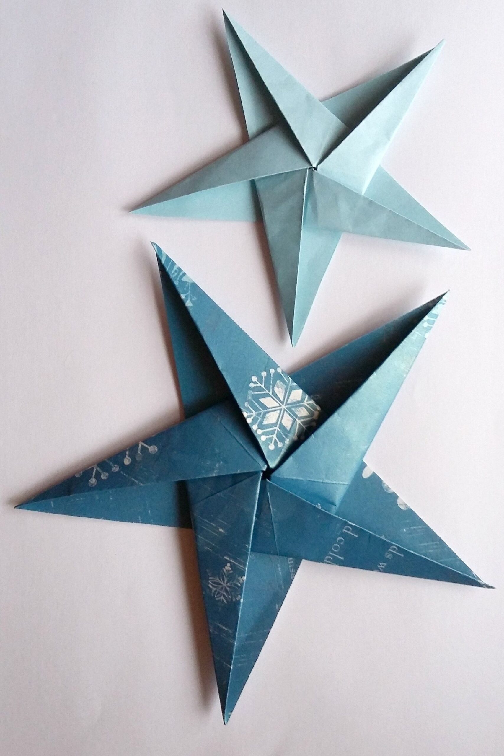 origami weihnachtssterne