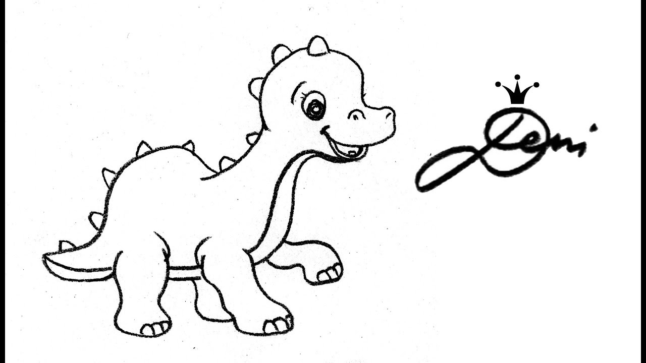 Dino Zeichnen 🦎 Wie Zeichnet Man Einen Dinosaurier🐊 How To Draw A