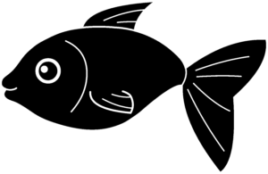 silhouette fisch