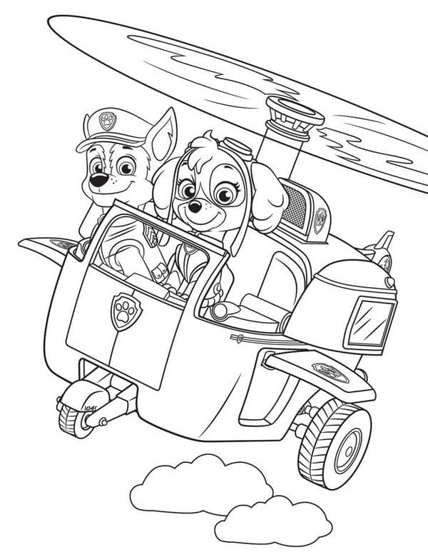 Ausmalbilder Paw Patrol Skye : Kids N Fun Com 24 Coloring Pages Of Paw