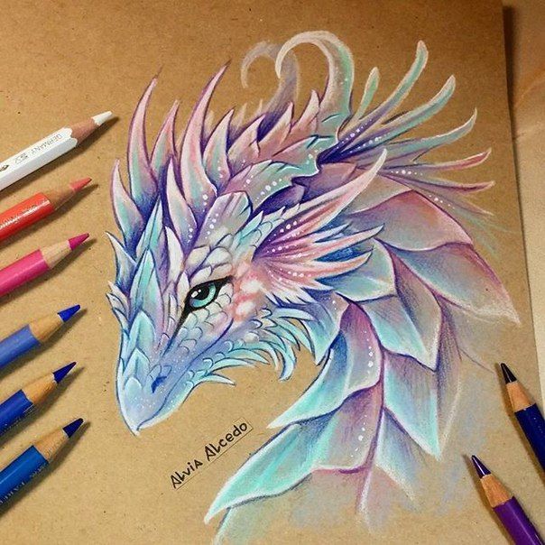 Drachen, #drachen | Dragon artwork, Colorful drawings, Dragon drawing