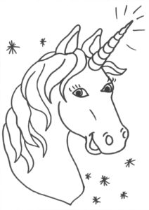 mandala einhorn ausmalbild