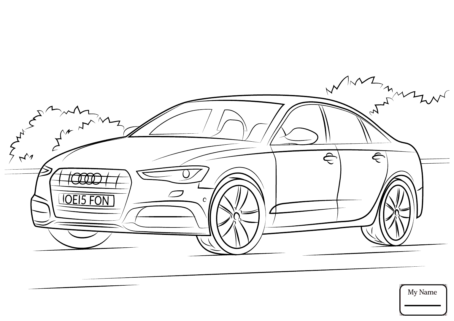 Audi Coloring Pages - Coloring Home