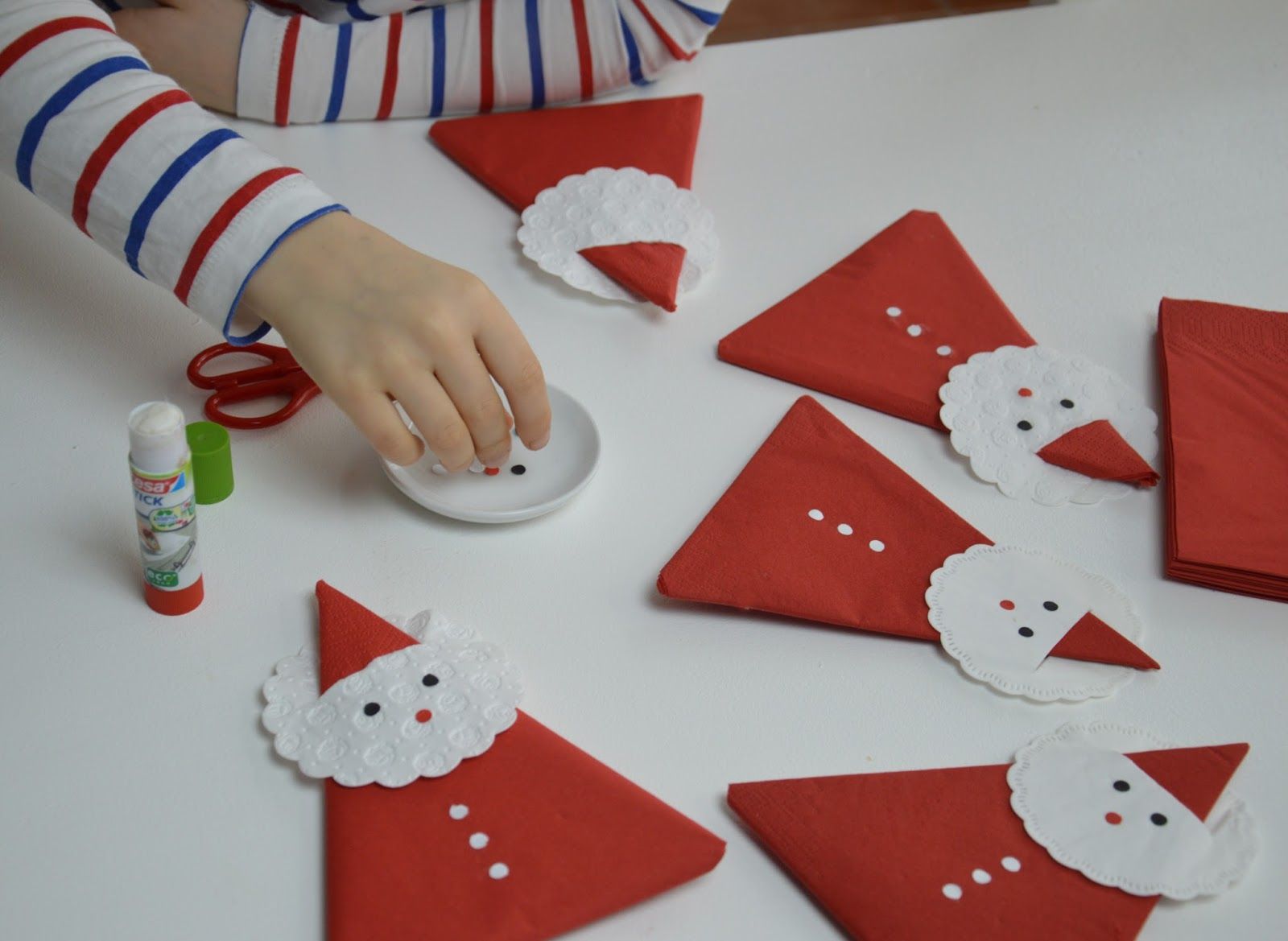 weihnachtsmann basteln vorlagen