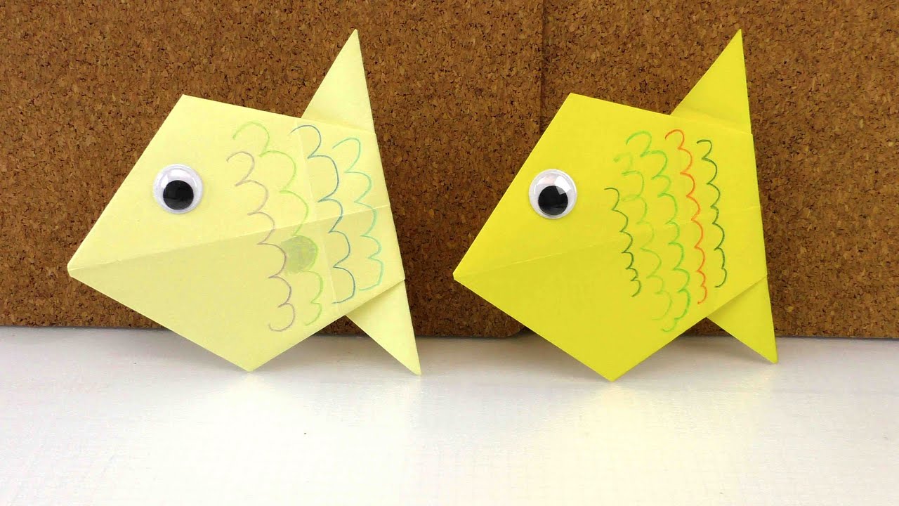 fisch origami anleitung